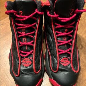 Nike Kids Black and Red Sneakers